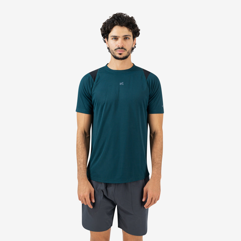 Raglan Short Sleeve T-Shirt — Olive Green