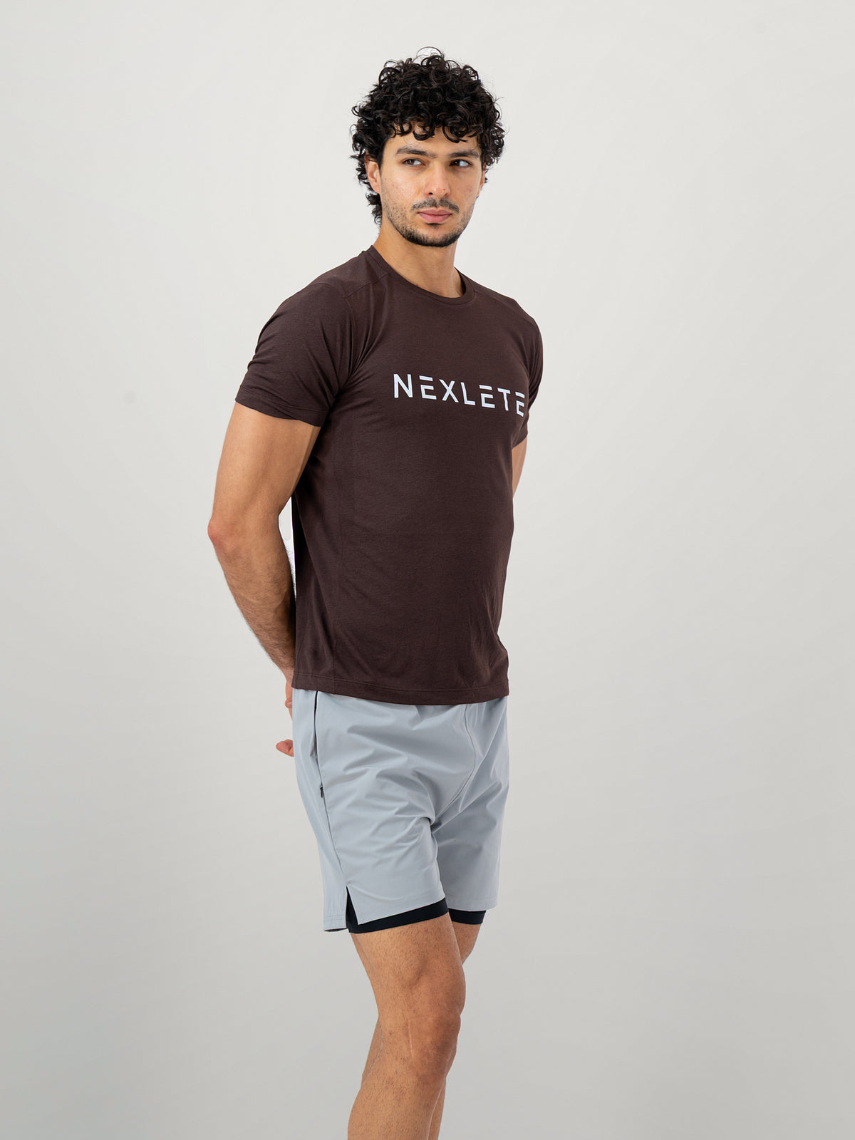Synergy 2-in-1 Training Shorts — Light Grey