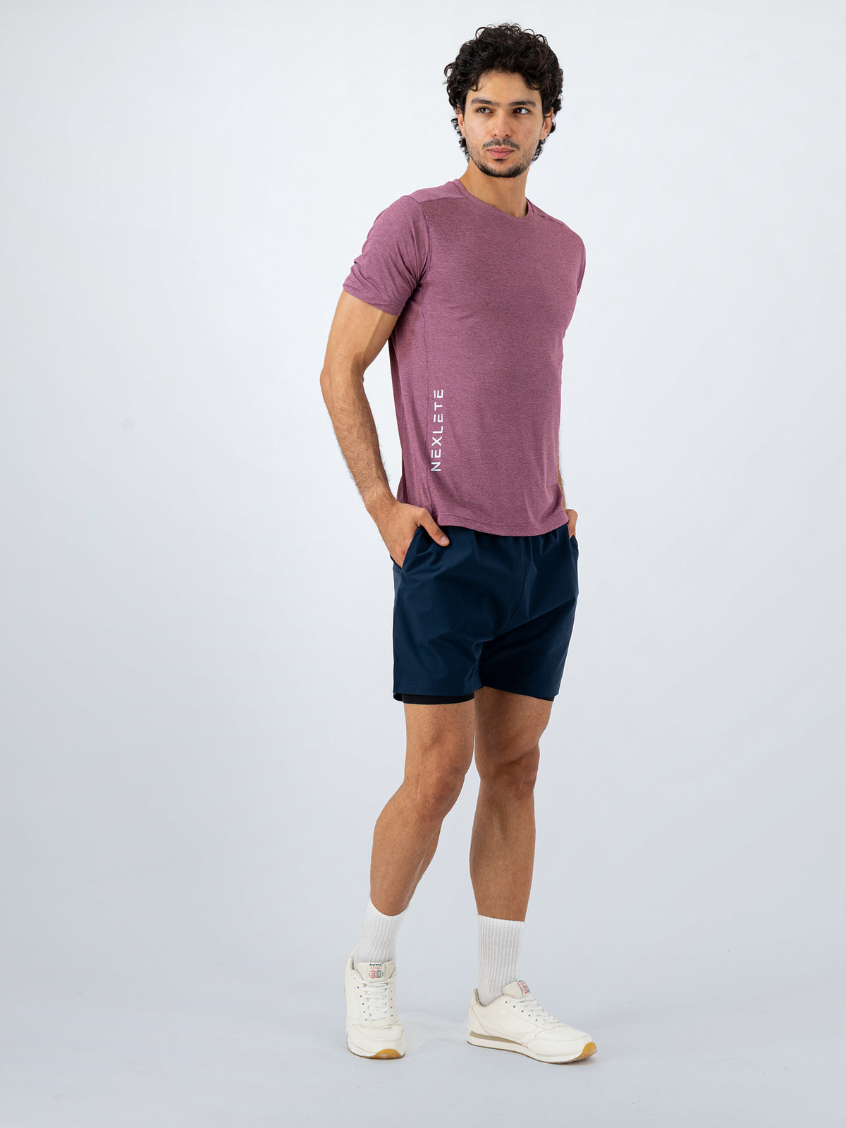Synergy 2-in-1 Training Shorts — Navy Blue