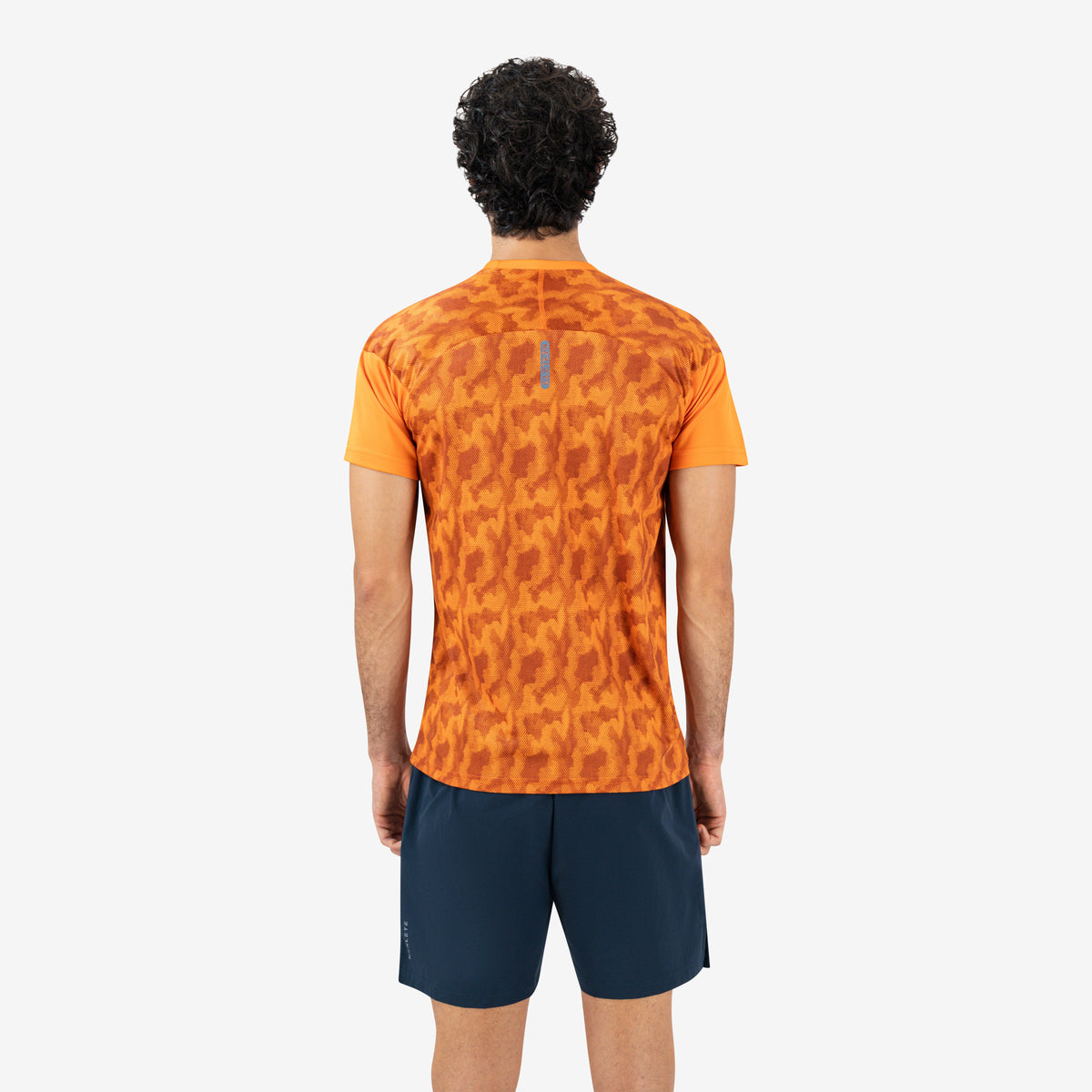 Core Matrix Raglan Tee — Orange