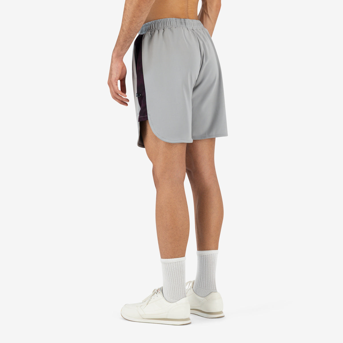 Kinetic 4-Way Stretch Shorts — Light Grey