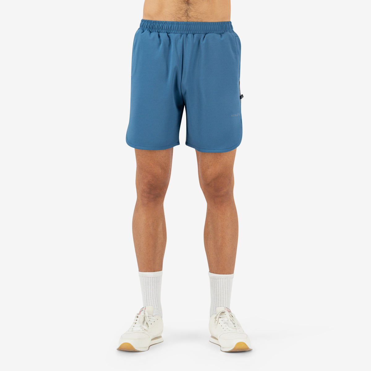 Kinetic 4-Way Stretch Shorts — Light Blue