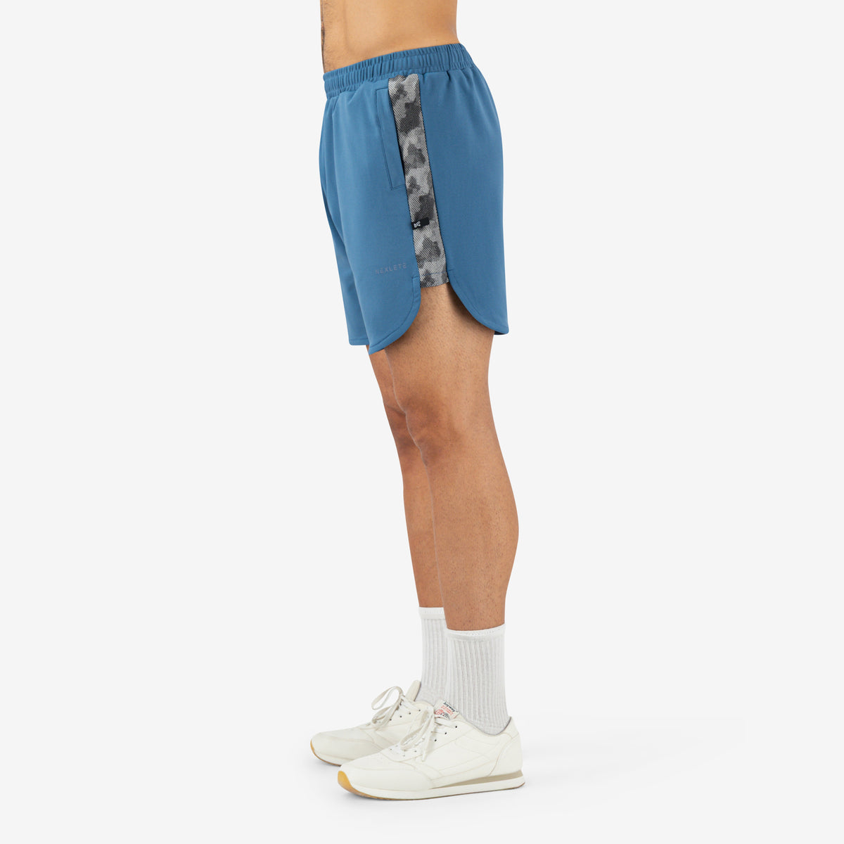 Kinetic 4-Way Stretch Shorts — Light Blue