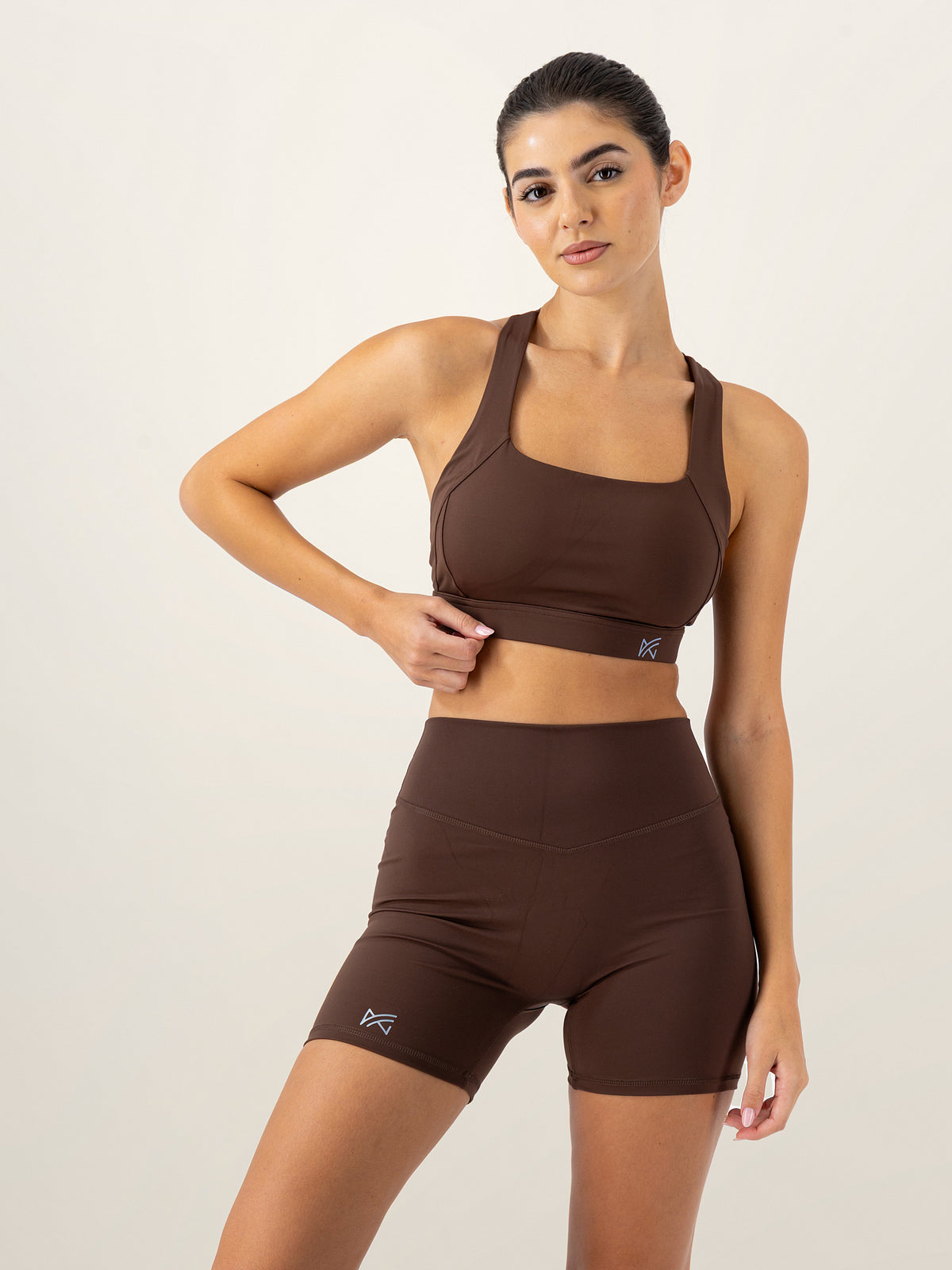 Elevate Sculpt Biker Short Set — Mocha