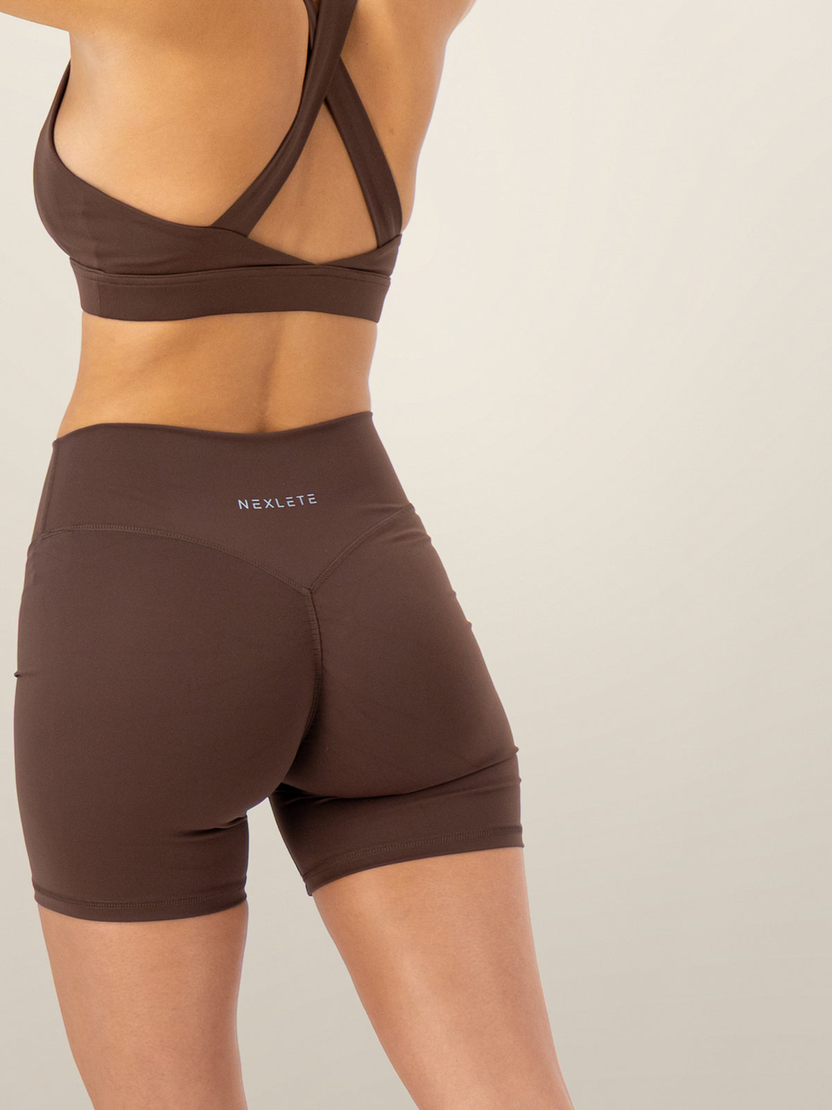 Elevate Sculpt Biker Short Set — Mocha