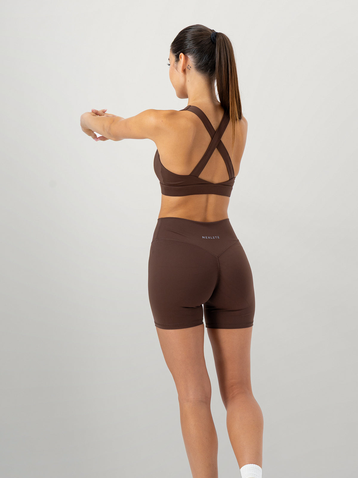 Elevate Sculpt Biker Short Set — Mocha
