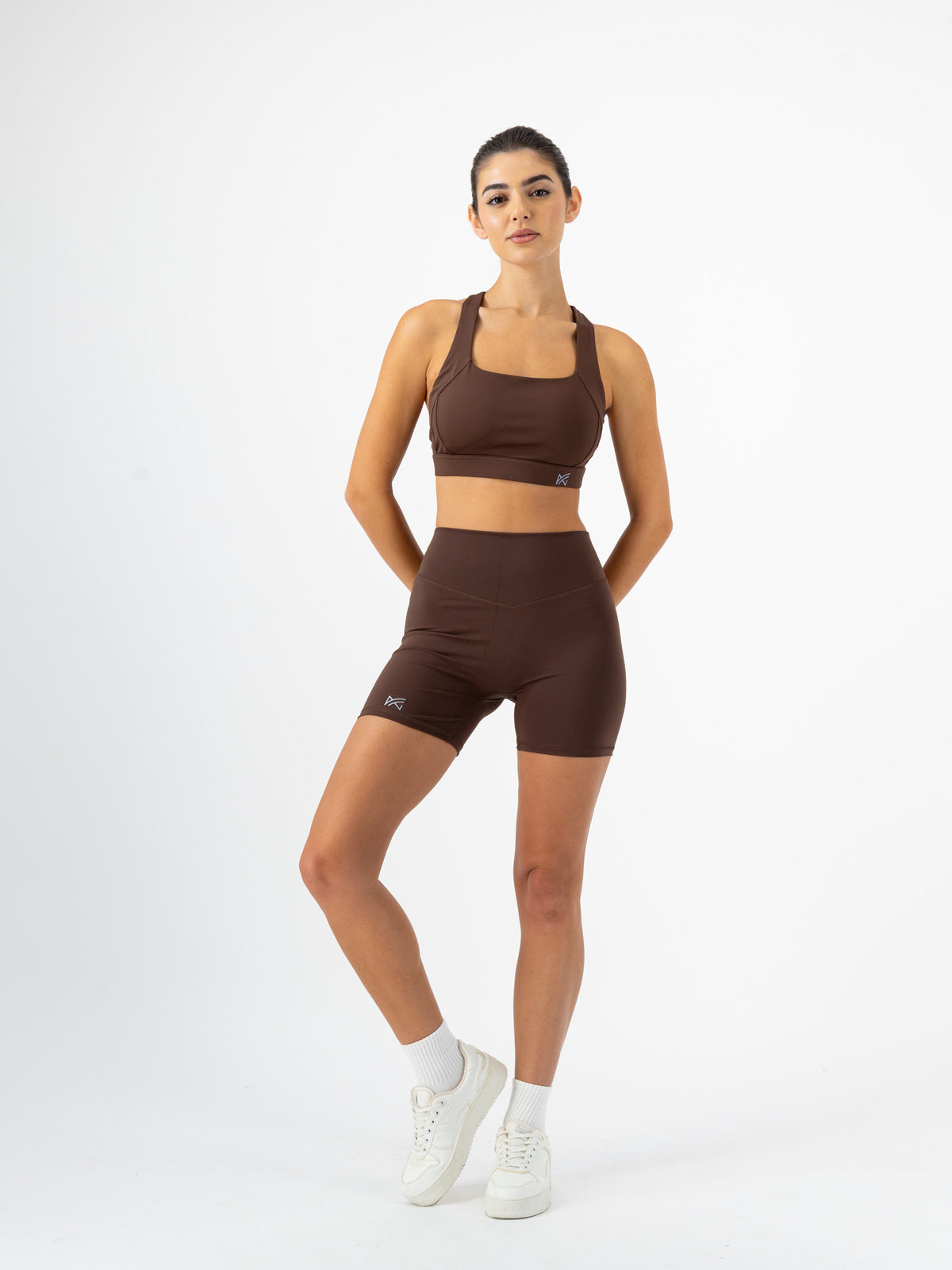 Elevate Sculpt Biker Short Set — Mocha